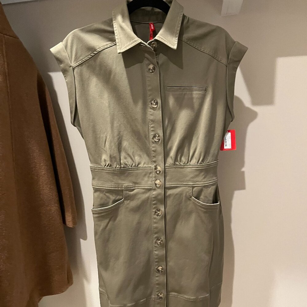 Stretch Twill Utility Dress